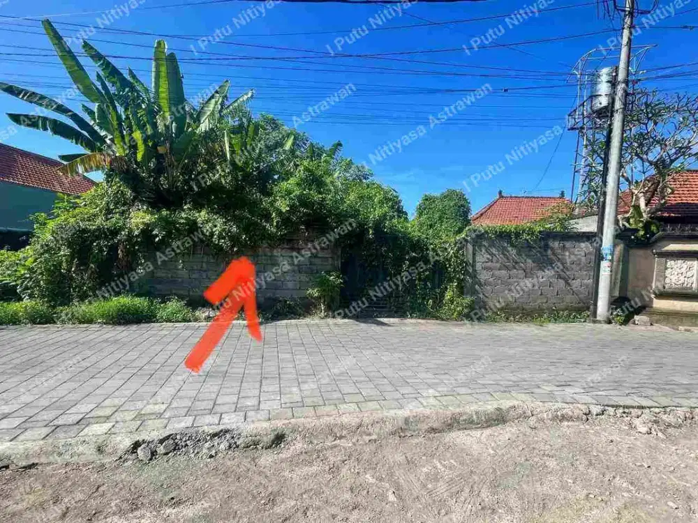 DIKONTRAKKAN / OVER KONTRAK Tanah Siap Bangun di Sanur Jl Penyaringan – Cocok untuk Villa