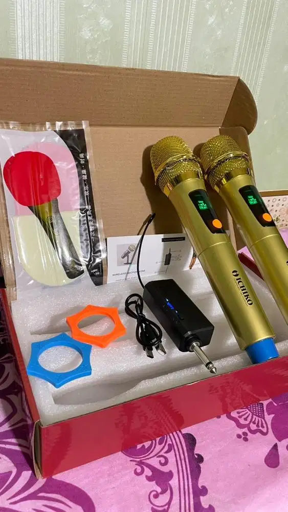 Mic Wireless Isi 2 (Unit Baru)