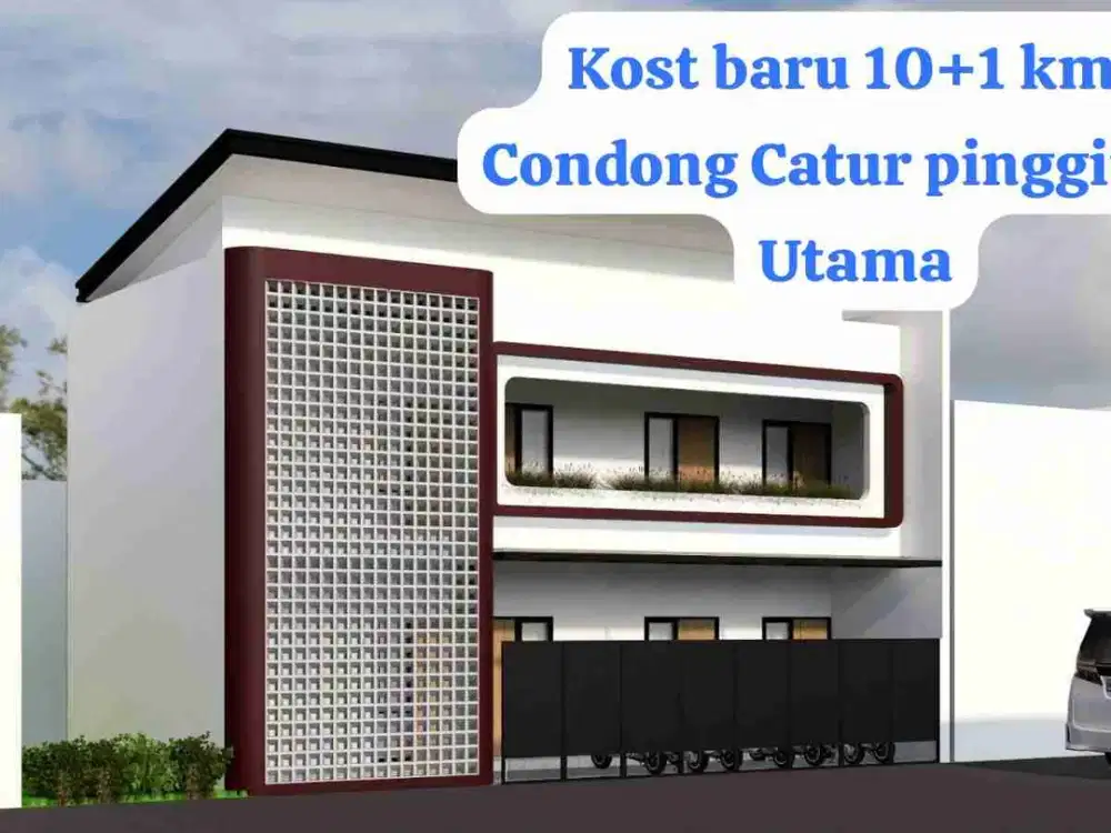 Jual Kost Exklusive Pinggir Jalan Raya, Utara UGM JOGJA 10 KAMAR
