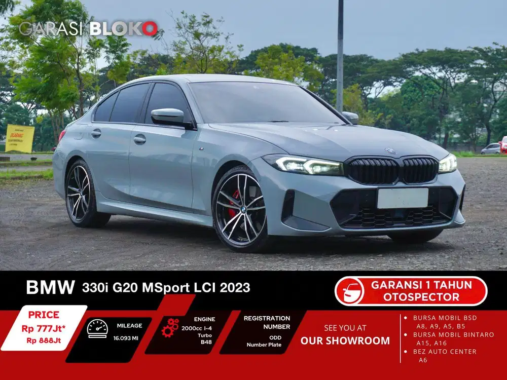 (Odo 16rb Warranty ON) BMW 330i G20 LCI MSport B48 2023