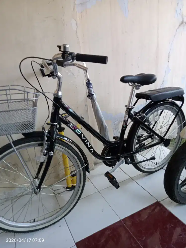 POLYGON LOVINA 24 like new jarang pakai ban bawaan masih berambut