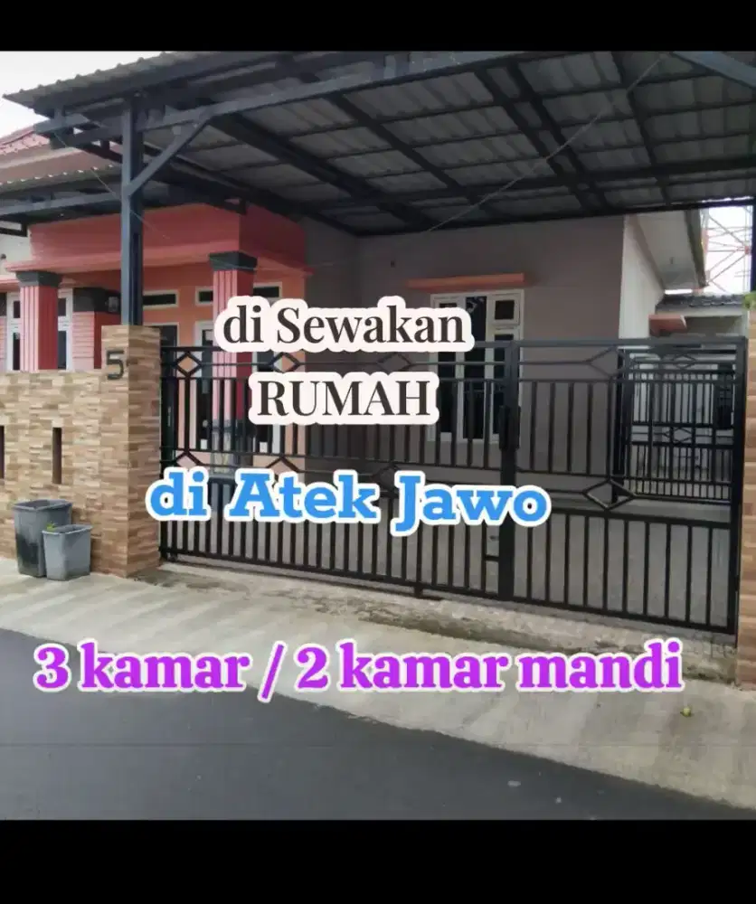 Rumah sewa di Atek Jawo