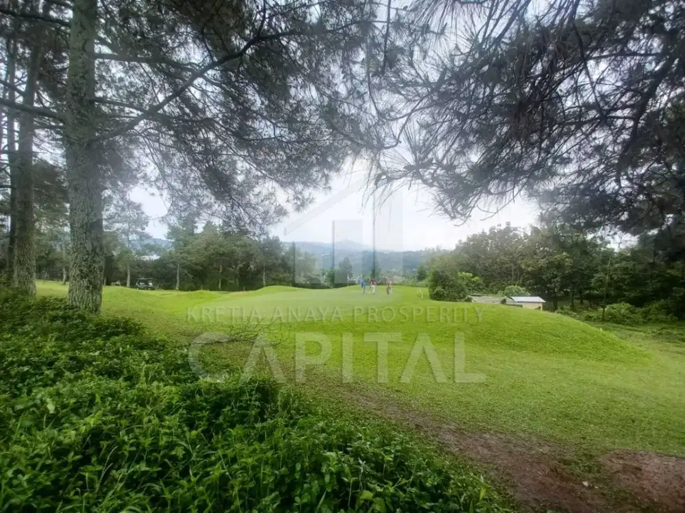 TURUN HARGA JARANG ADA TANAH BERBATASAN LANGSUNG DENGAN LAPANGAN GOLF DAGO HERITAGE DI RANCAKENDAL