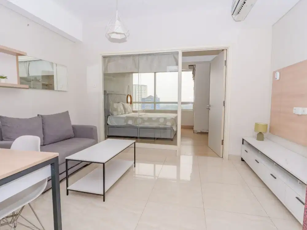 Disewakan Apartment Skandinavia 1 Kamar Tidur Full Furnished Selangkah ke TangCity Mall