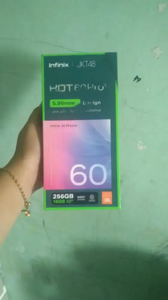 Dijual Infinix hot 60 pro+ baru seminggu masih mulus banget