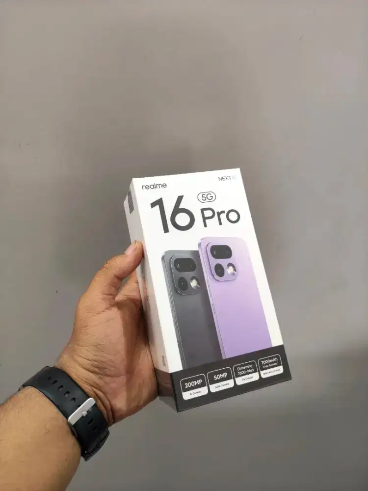 REALME 16 PRO 5G 8/256 NEW SEGEL BERGARANSI RESMI!!;;
