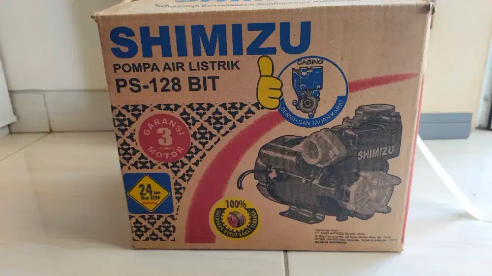 Pompa Air Shimizu PS-128 bit Mesin Sumur Bor Dangkal ps 128