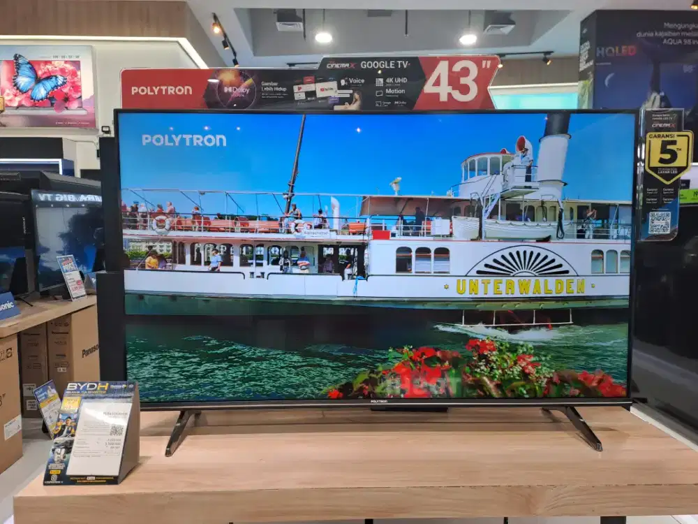 CICILAN TANPA CC TV POLYTRON 43INCH
