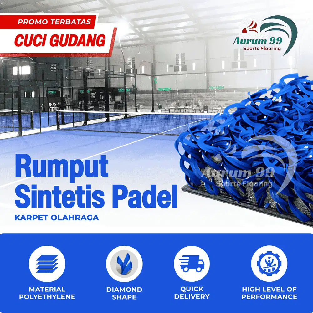 Lapangan Padel - Karpet Padel | Rumput Padel | Padel Court