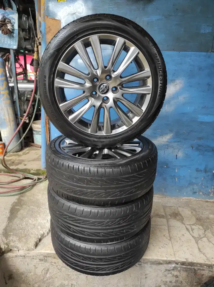 Jual velg rep herier + ban R 18
