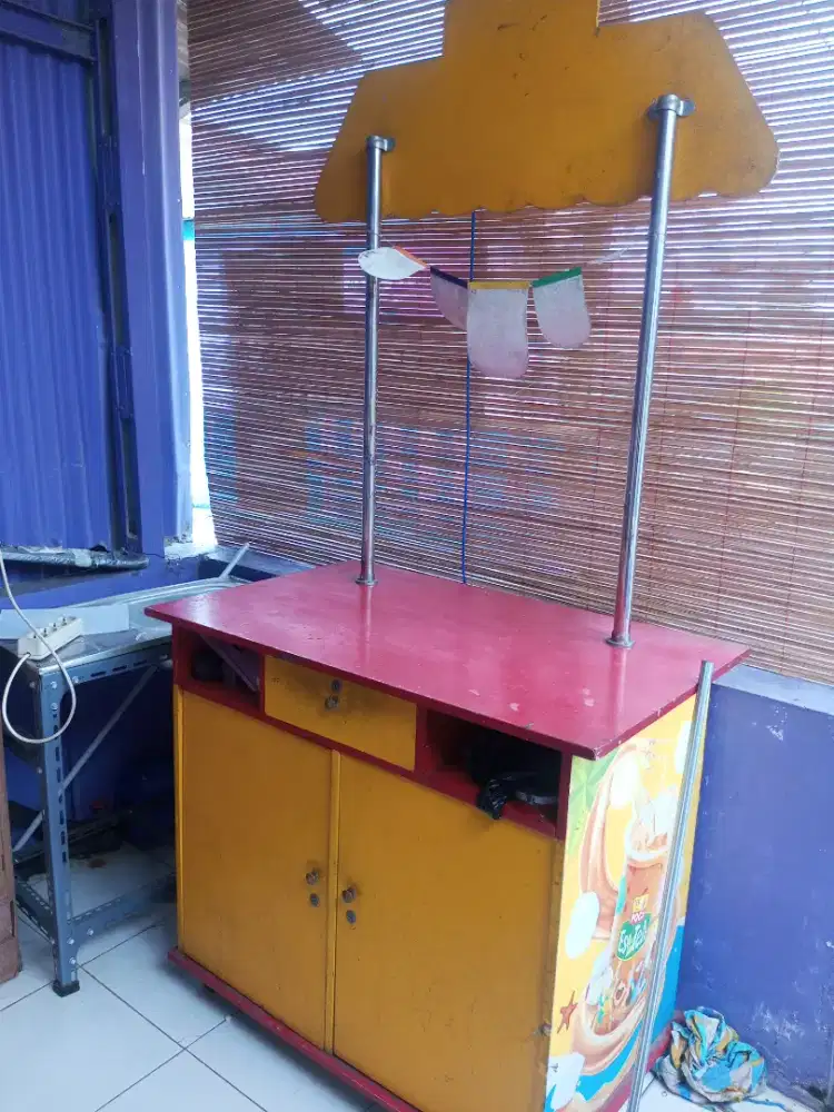 Meja teh poci 1 set lengkap