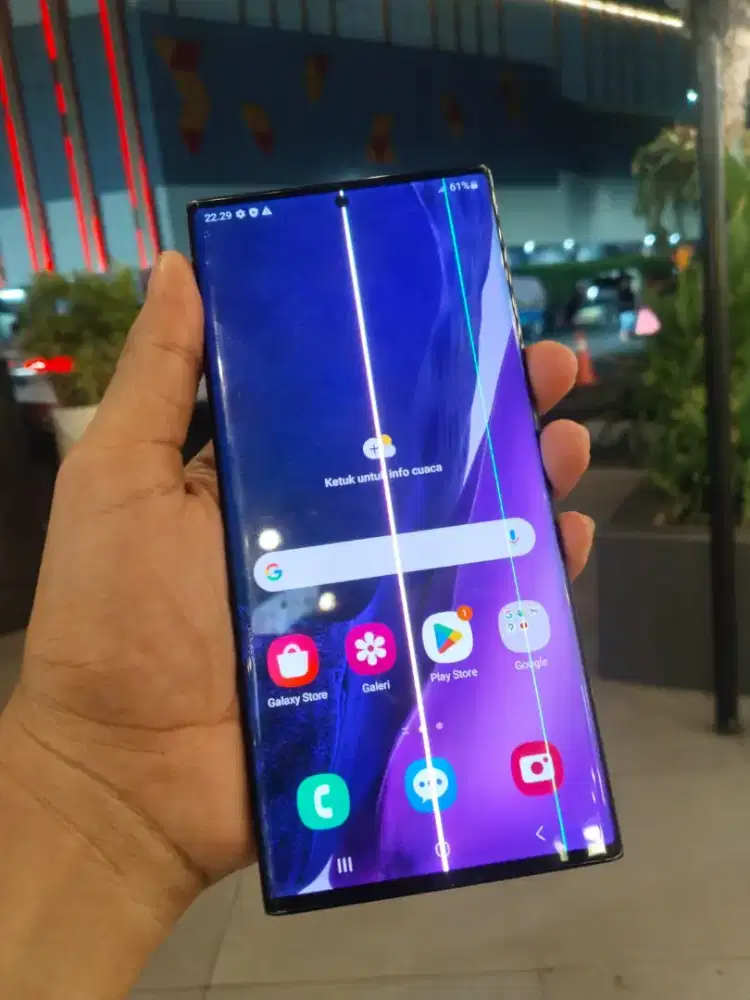 Samsung note20 ultra 12/256 lcd garis (bisa tt hp