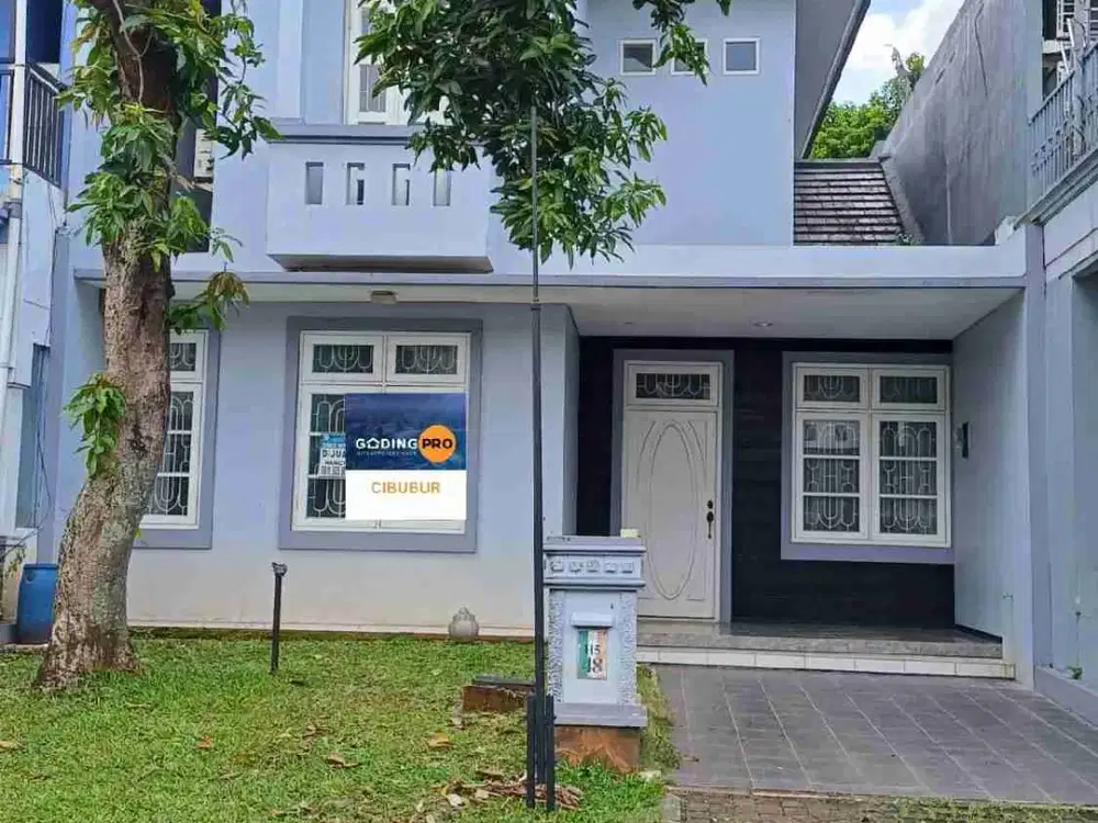 Dijual cepat rumah cluster bagus di kota wisata cibubur