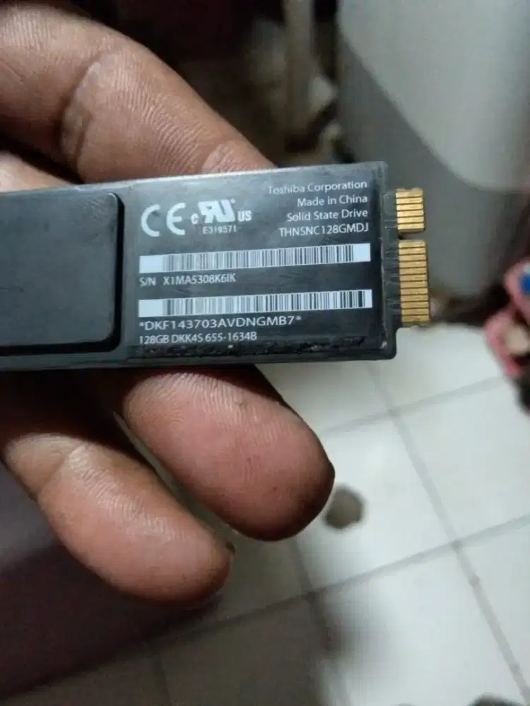 Ssd 128 cabutan macbook