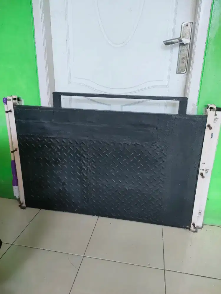 Jual plat anti banjir rumah full besi plat