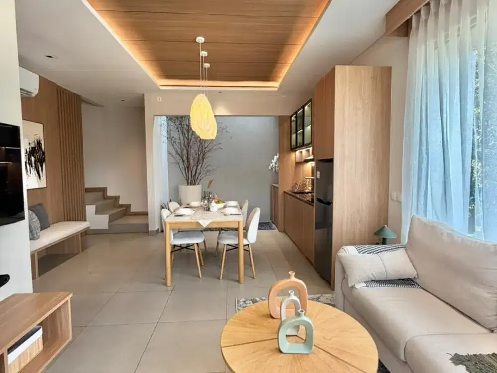 Rumah 2 lantai di bsd Cluster IZZI Selangkah ke estvara Mall