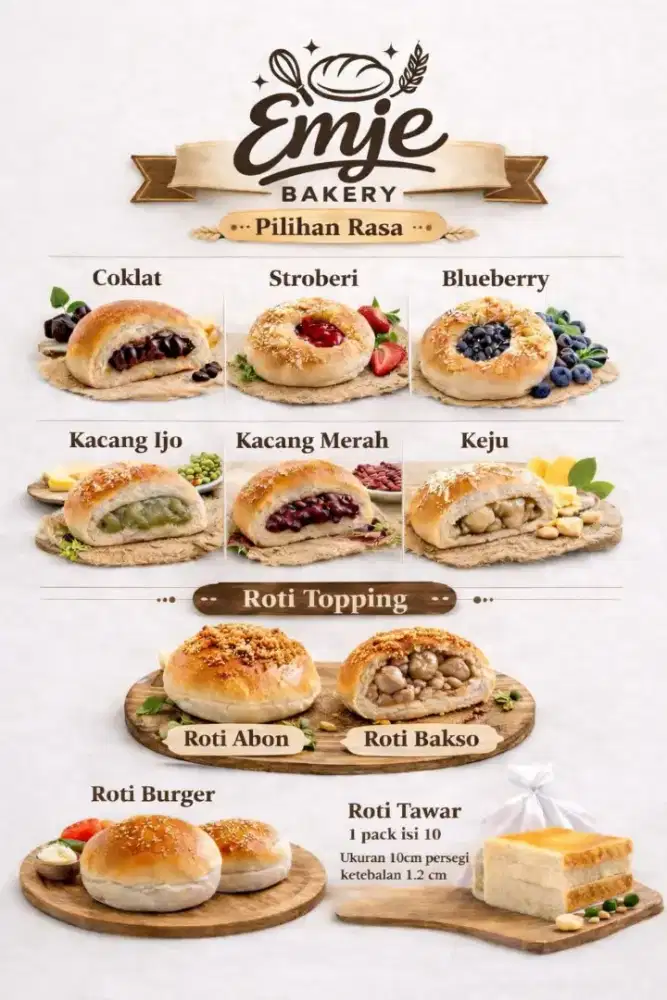 Jual Roti Ecer & Partai besar