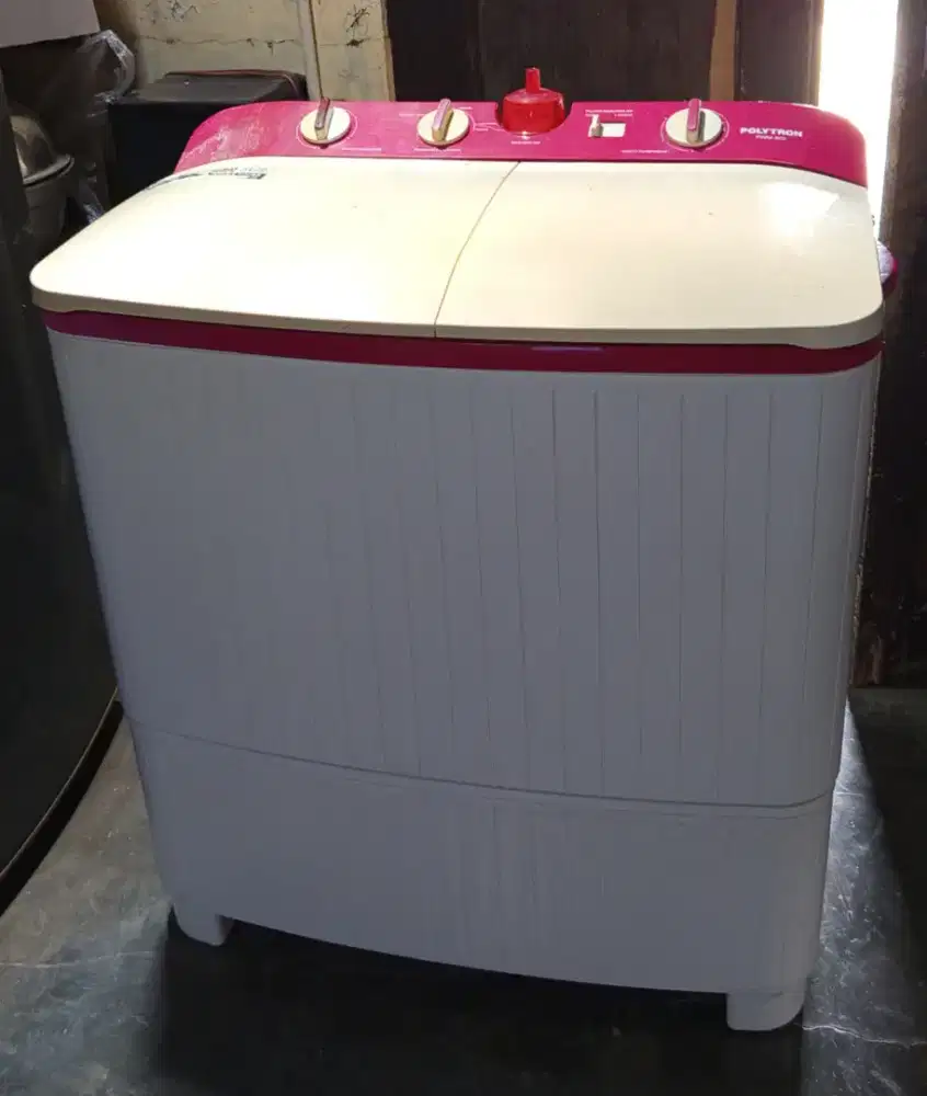 Mesin cuci 2 tabung 8kg POLYTRON