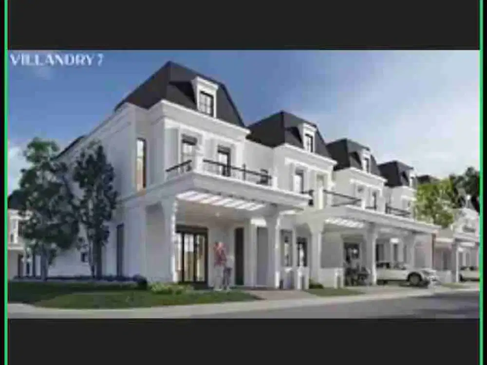 Rumah Baru desain Prancis by Ciputra 107m2 15 ke bandara dan tol di Halim jaktim