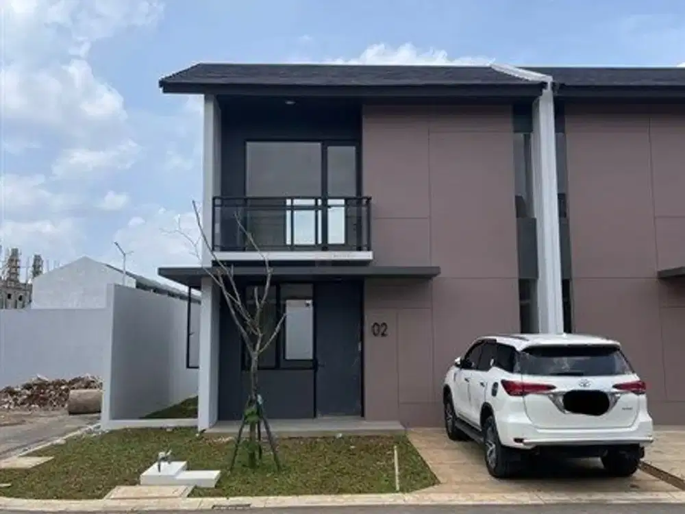 Brand New! Hook Akses mudah ke BSD City  Dijual Rumah Cluster 2lt Unfurnished  Park Serpong – Cityzen Hills 2 Desain Modern