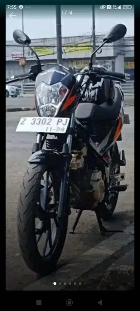 Dijual satria Fu ckd THN 2006 hitam