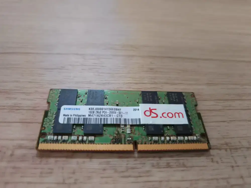 Ram laptop atau sodim ddr4 16gb, normal dan bergaransi