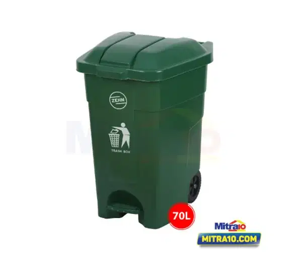 ZEHN PLASTIC DUSTBIN 70L ZN-70A-1 GREEN