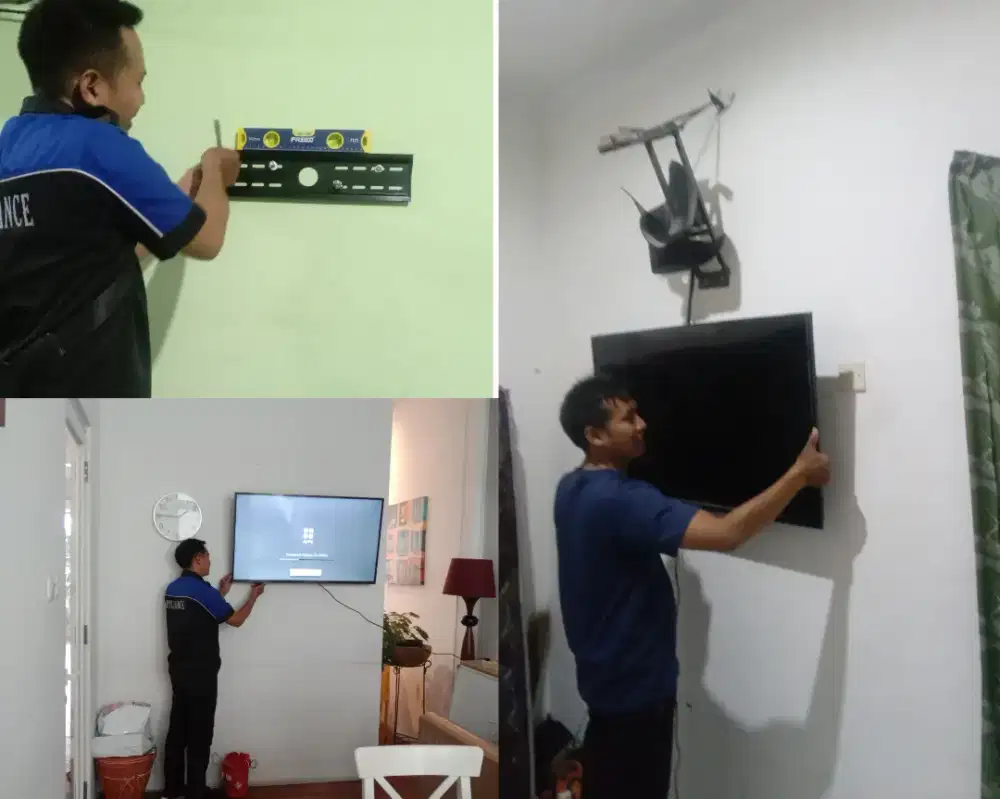 Braket +pasang atau jasa pasang terima rapih breket bracket led tv