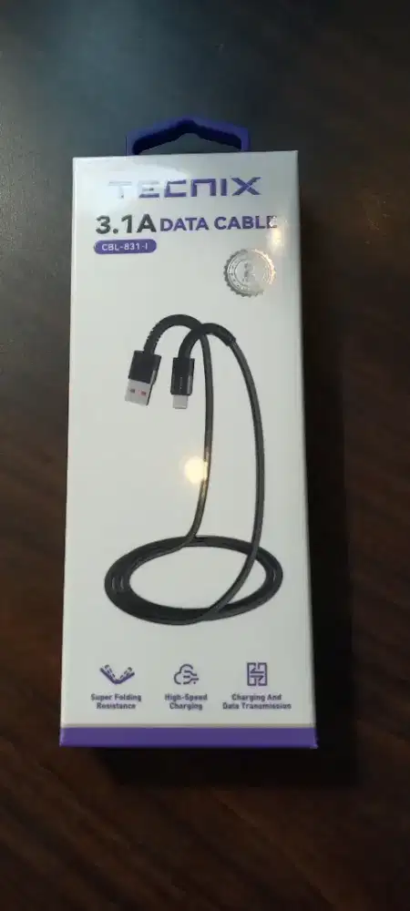 Kabel Data Lightning TECNIX CBL-831-L Kabel Lightning 3.1A