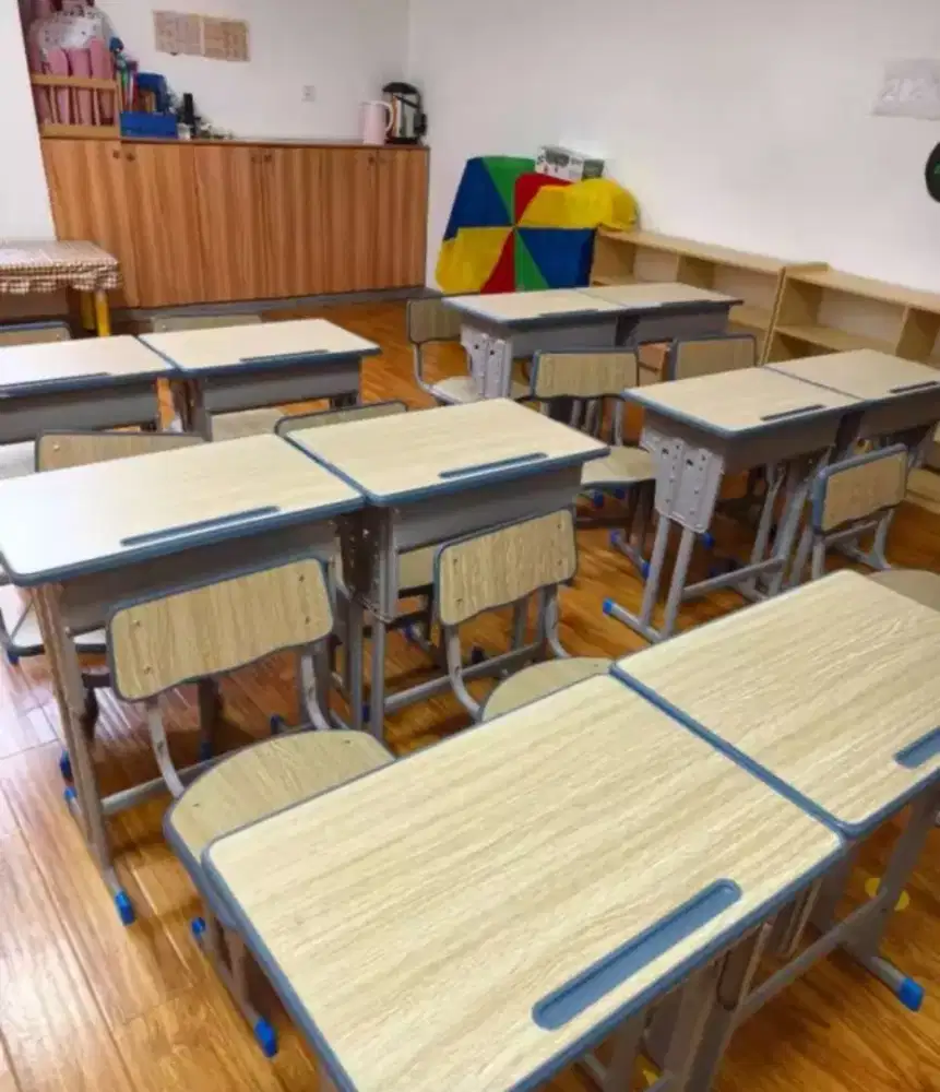 Meja Kursi sekolah besi/tulis/belajar/siswa/PAUD/TK/SD/SMP/SMA/Bimbel