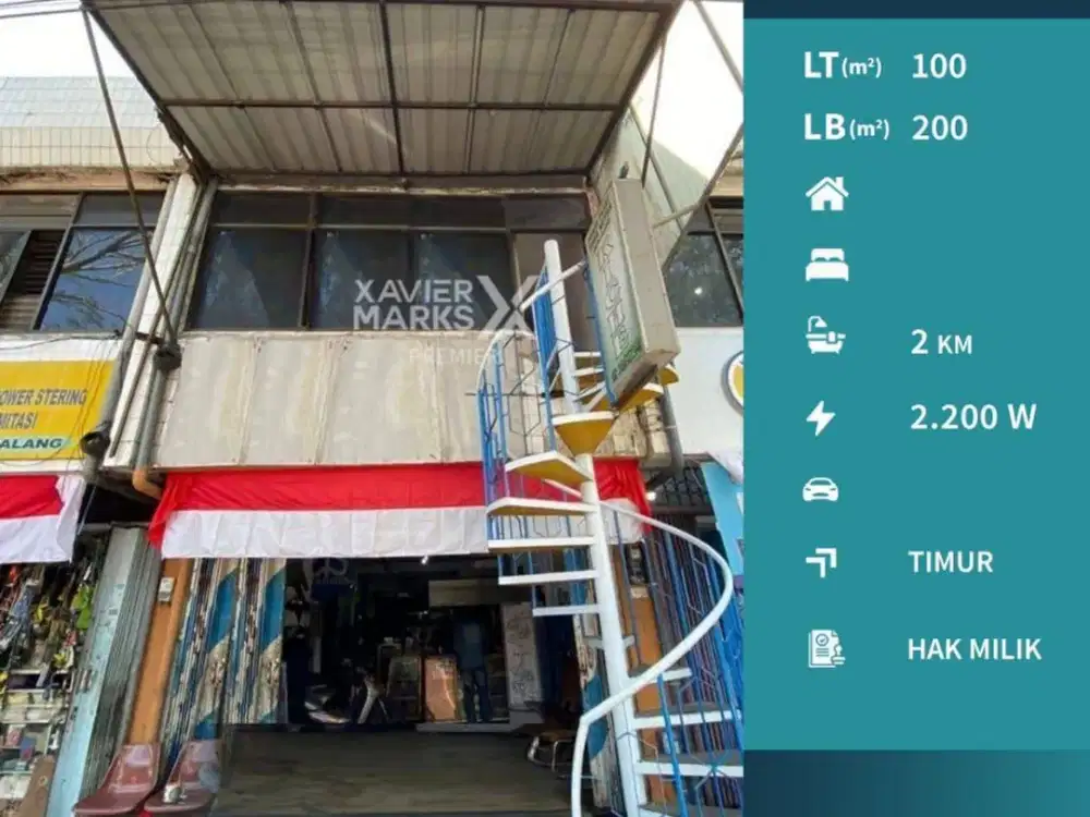 Super Murah Disewakan Ruko Strategis Jalan Sulawesi, Klojen, Malang