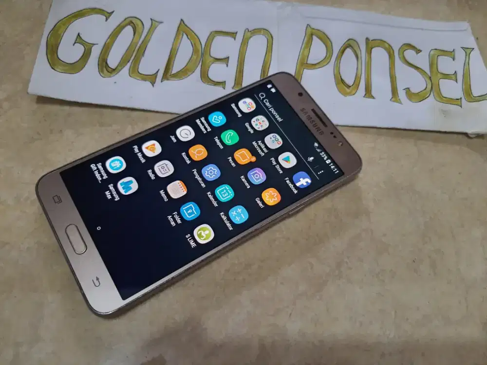 Galaxy J7-6 (16Gb/Ram 2Gb)4G.Ori perfect.Golden Ponsel