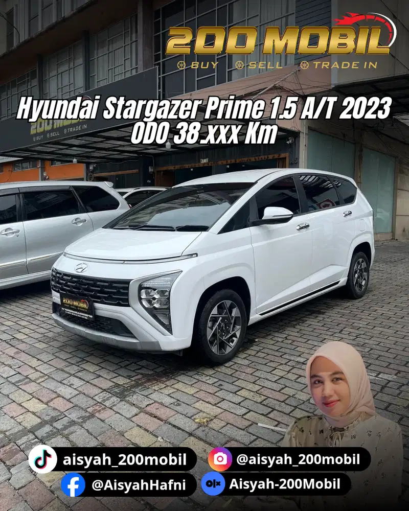 Hyundai Stargazer Prime 1.5 A/T 2023 Bensin
