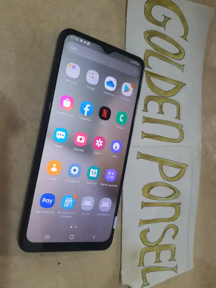 Galaxy A12 Ori(128Gb/Ram6gb)Perfect.Golden Ponsel