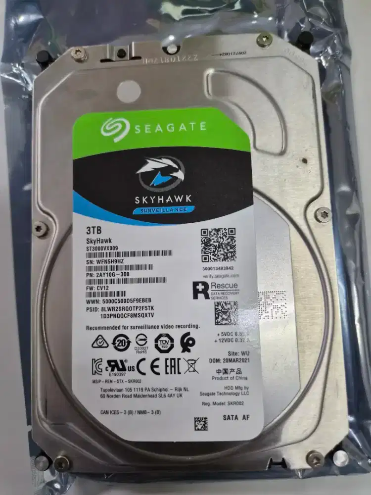 HDD CCTV Seagate Skyhawk 3 TB Murah