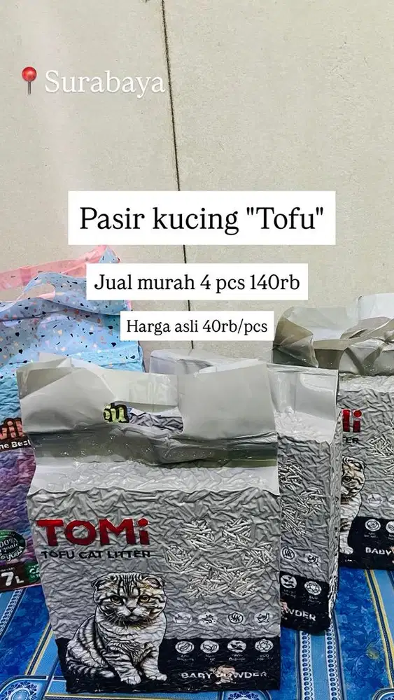 Pasir kucing tofu