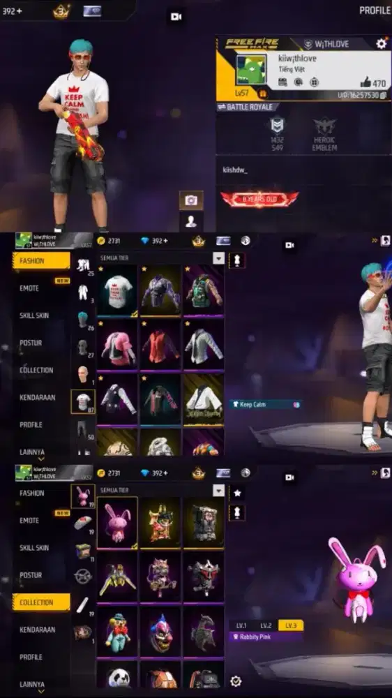 JUAL AKUN FF SPEK LIHAT DI FOTO