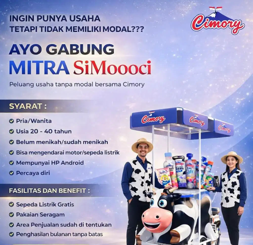 We Are Hiring Peluang Usaha dan Lowongan Kerja Cimory Indonesia