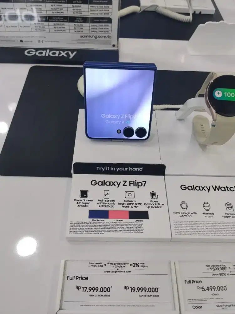 PROMO CICILAN SAMSUNG Z FLIP 7 DENGAN YESSS CREDIT