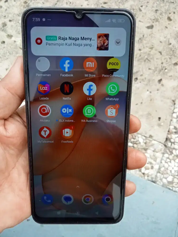 poco c65 ram 6/128gb ada nfc masih orian siap pake