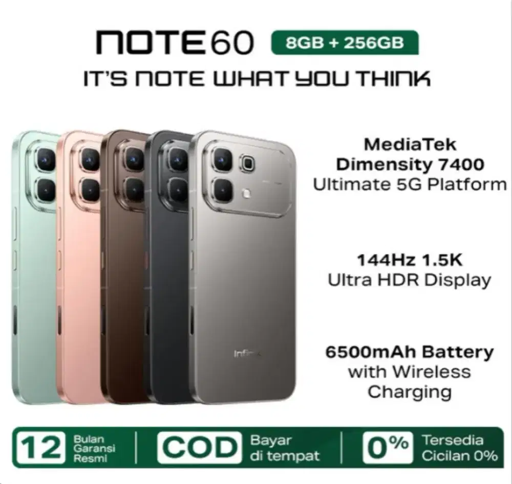 Infinix note 60 kredit