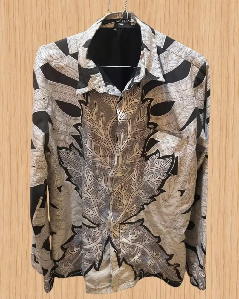 Paket 4pcs Kemeja French Crown Batik Modern Polo Jaguar Siap Pakai