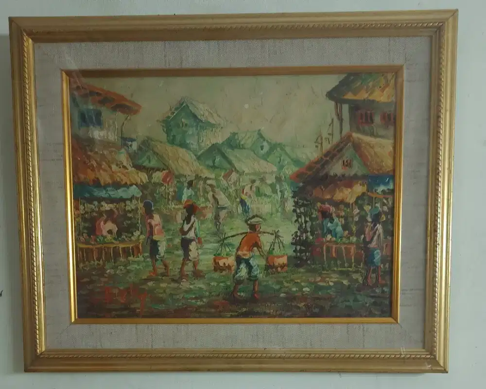 Jual lukisan cat minyak