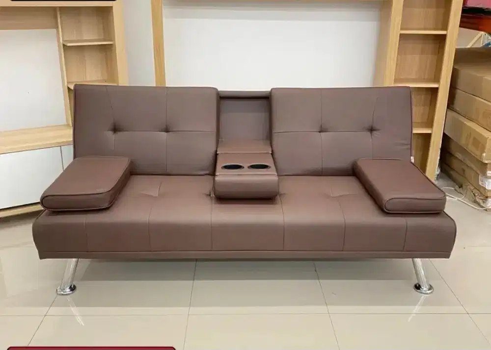 PROMO KHUSUS SOFABED KULIT SINTETIS