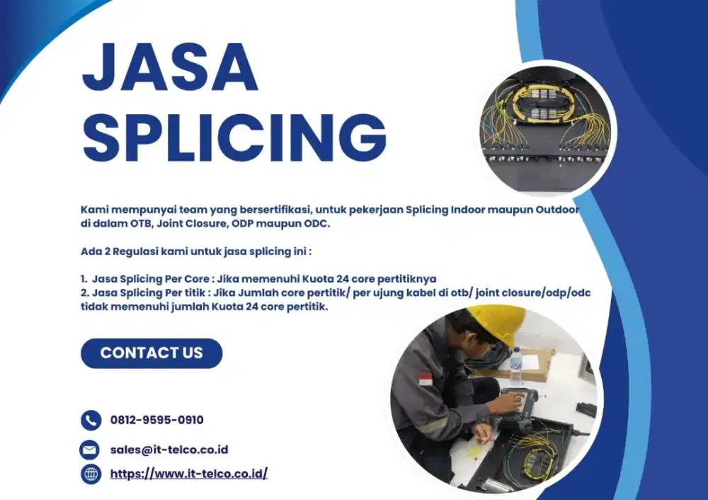 Jasa Splicing Fiber Optik