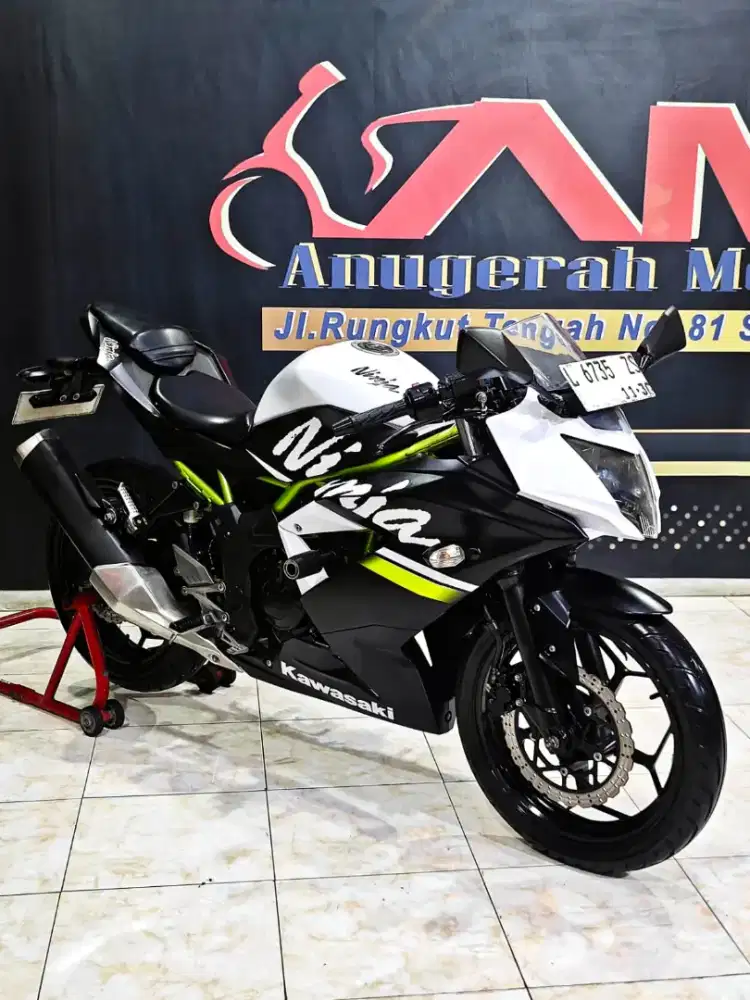 Super jos Kawasaki Ninja 250 FI RR Mono tahun 2020 odo 6rb