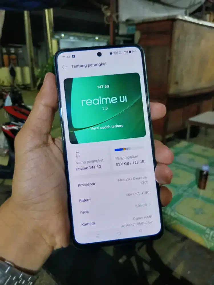 Realme 14T 5G 8/128 GB Green Fullset