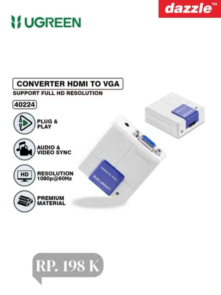 Converter HDMI to VGA ugreen