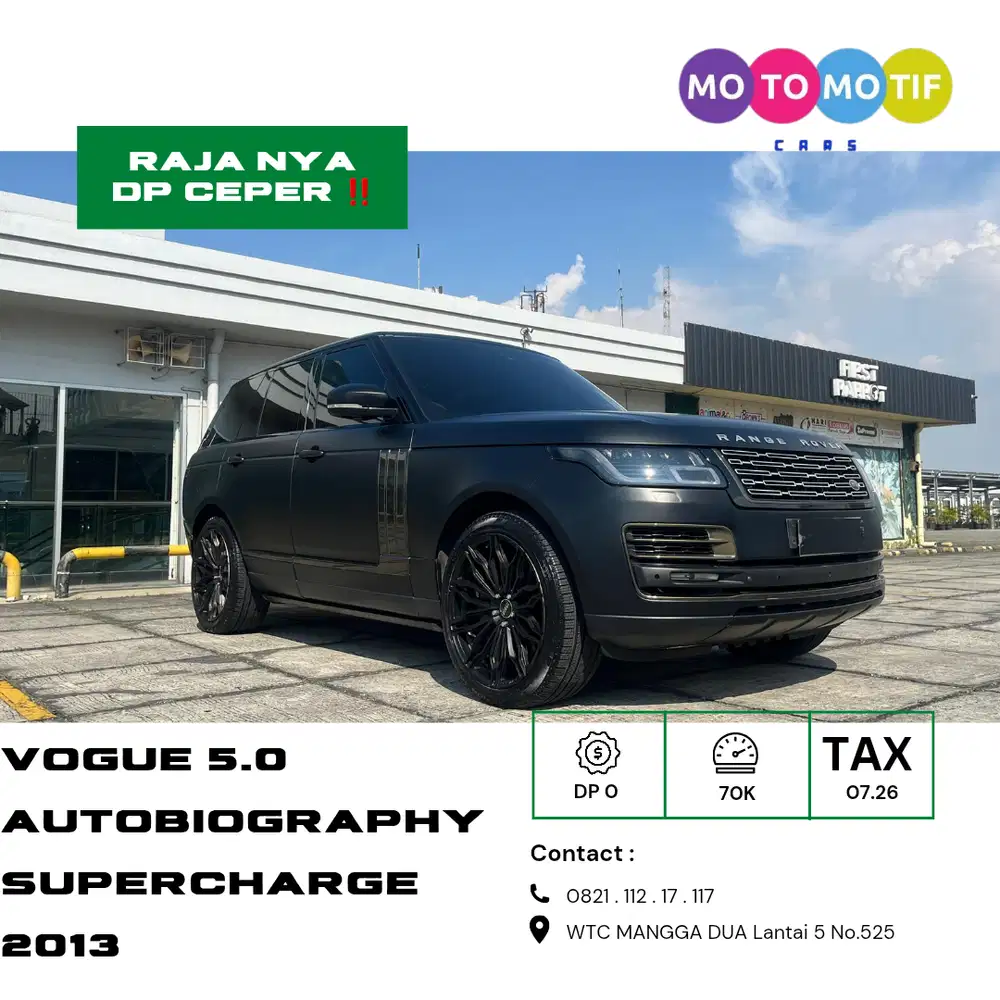 [ CASH BACK 100 JT ]  Range rover Vogue Autobiography 2013