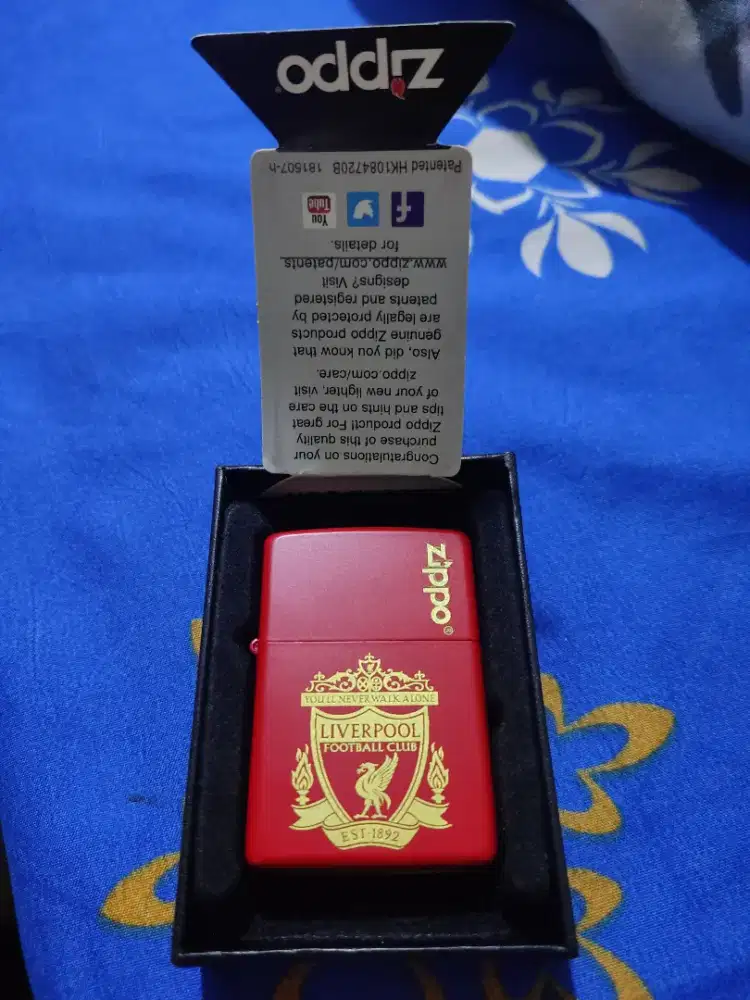 DIJUAL ZIPPO X LIVERPOOL (LIMITED EDITION)